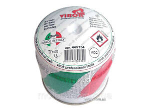 Балон газовий 1-разовий VIROK пробивний. 190g/360ml. type 200 BUTAN (E417) [36]