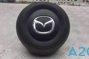 BALV57K00B02 - Б/У Подушка безопасности AIRBAG в руль на MAZDA 3 2.5 (SP25) (поврежден хром значка)