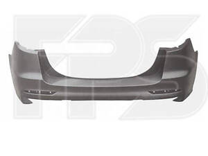 Бампер Ford Fusion 19- Mondeo задняя верхняя часть с отверстием под парктроник (4 отв) (FPS)