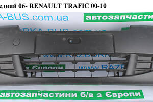 Бампер передний 06- RENAULT TRAFIC 00-10 (РЕНО ТРАФИК) (620100101R, 620100201R, 620100202R, 93855390, 93855391, 9385544