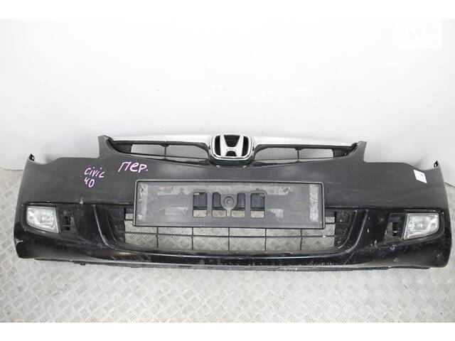 Бампер передний в сборе -09 Honda Civic 4D (FD) 2006-2011 71101SNBE00ZB - Фото 4