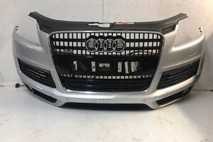 БАМПЕР ПЕРЕДНИЙ AUDI Q7 4L S LINE LX7W КОМПЛЕКТ