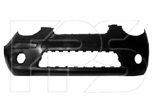Бампер передний KIA Picanto 08-11 черный с отверстиями под противотуманные фары (FPS). 8651107500
