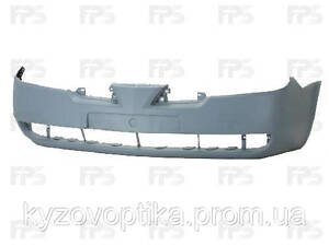 Бампер передний Nissan Primera 2002-2008 (Fps) без отв. омыл. фар