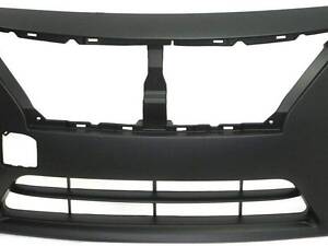 Бампер передний Nissan Versa 15-19 usa рест без молдинга графит FBM229KM0J (FPS)