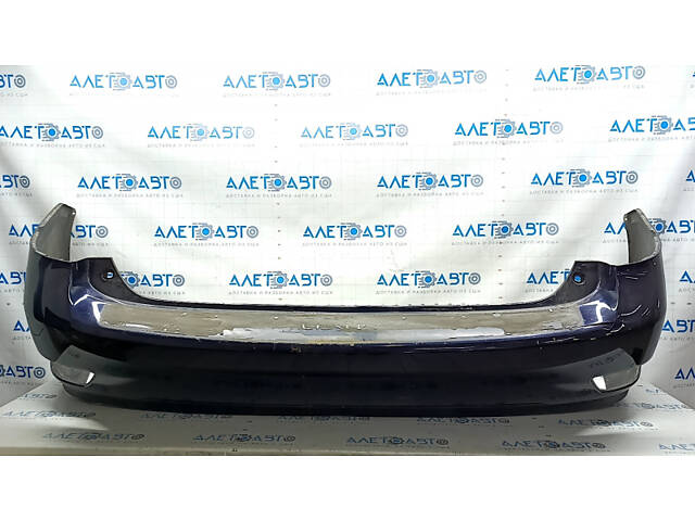 Бампер задний голый Lexus RX350 RX450h 10-15 черный, трещина, CAPA Б/У аналог - Фото 1