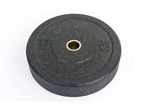 Бамперные диски для кроссфита Record RAGGY ТА-5126-25 25кг Черный