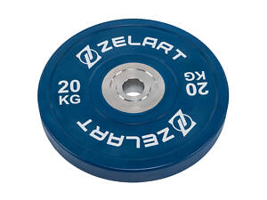 Бамперные диски Zelart TA-7798-20 50.6 20 кг Синий