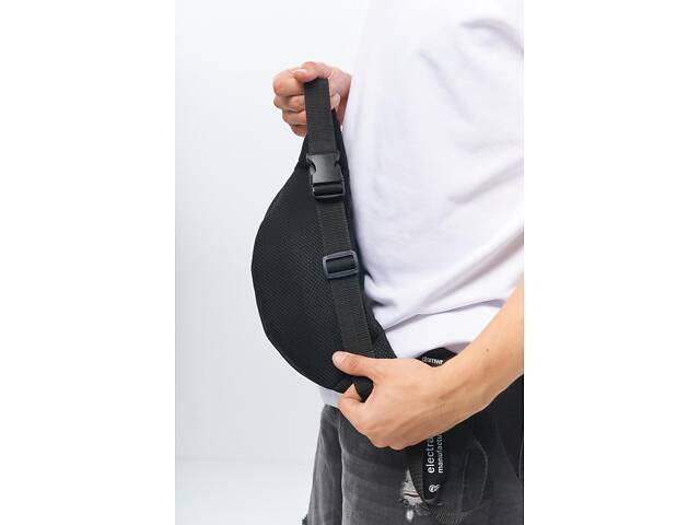 Бананка Adidas 1000d черная, черной логотип. - Фото 5