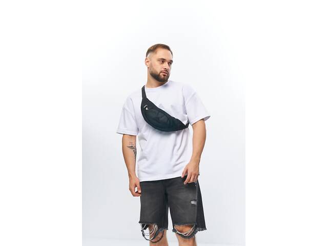 Бананка Adidas 1000d черная, черной логотип. - Фото 1