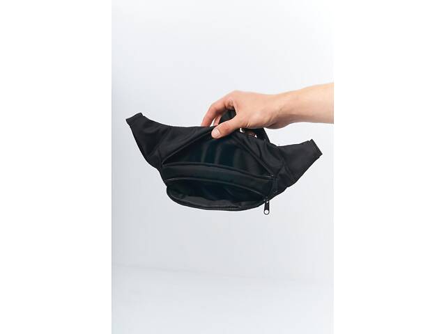 Бананка Adidas 1000d черная, черной логотип. - Фото 3