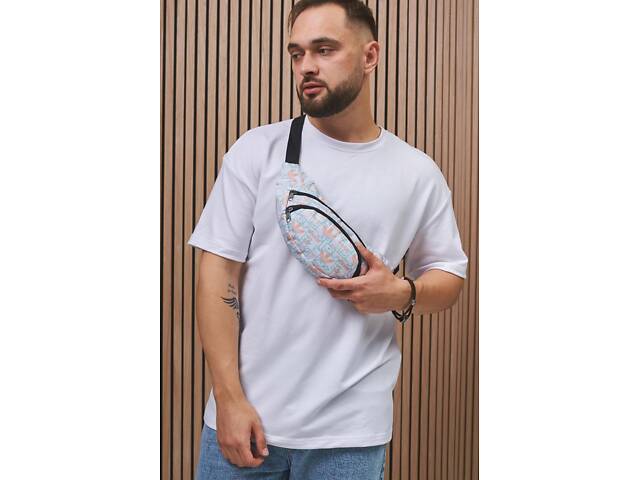 Бананка Adidas біла - Фото 2