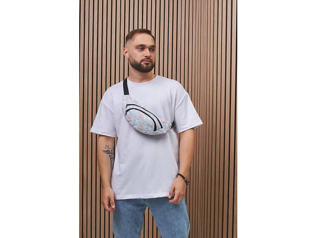 Бананка Adidas біла - Фото 3