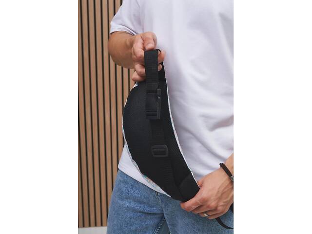 Бананка Adidas біла - Фото 5