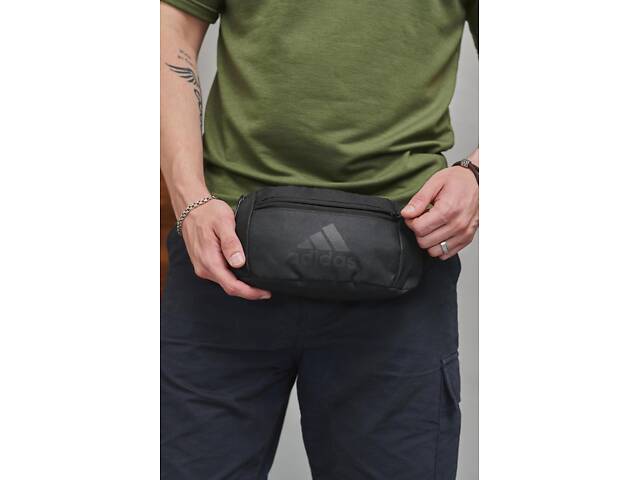 Бананка Adidas чорна - Фото 1