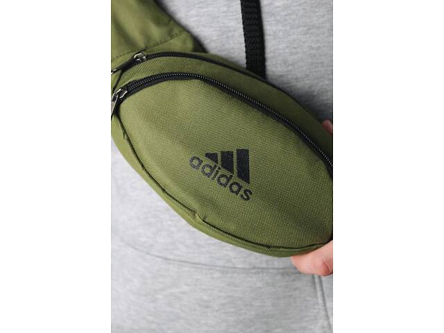 Бананка Adidas хакі - Фото 2