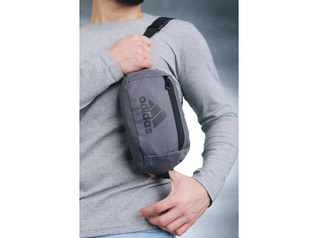 Бананка Adidas сіра - Фото 2