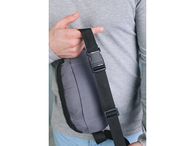 Бананка Adidas сіра - Фото 8