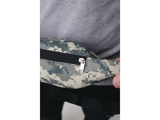 Бананка Adidas сірий піксель - Фото 6