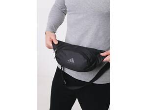 Бананка чорна adidas (маленький накат)