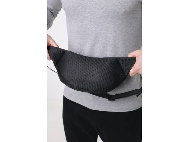 Бананка чорна adidas (маленька накатка) - Фото 8