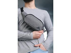 Бананка сірий меланж Adidas (накатка)