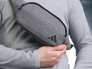 Бананка сірий меланж Adidas (накатка)