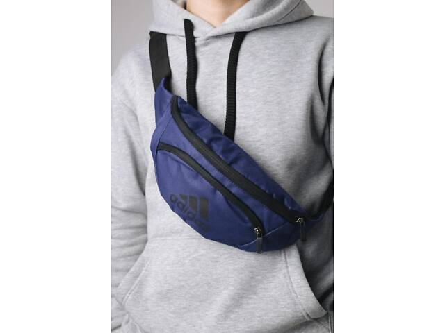 Бананка синя Adidas - Фото 1