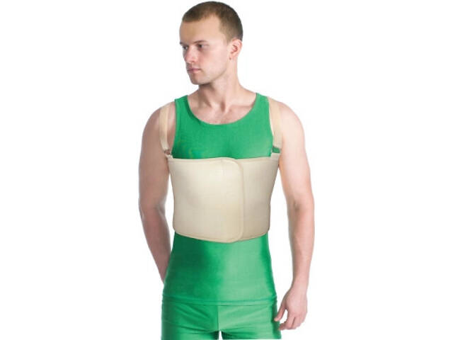 Бандаж MedTextile Бандаж для фіксації грудної клітки (чоловічий), розмір (4820137295492) - Фото 2