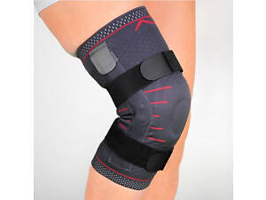 Бандаж на коліно на шарнірах з силіконовою подушечкою Orthopoint REF-703 наколінник регульований Розмір M