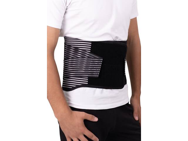 Бандаж на поясничный отдел позвоночника MED1 TJ-411 XXXL Black - Фото 1