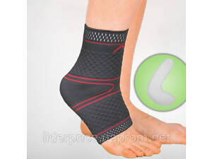 Бандаж трикотажний на гомілковостопний суглоб із силіконовими подушечками — Ersamed REF-720 M, Оригінал!