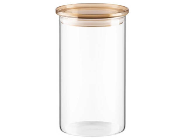 Банка Ardesto Fresh 1100 мл, скло, пластик, прозорий (AR1311SFM) - Фото 1