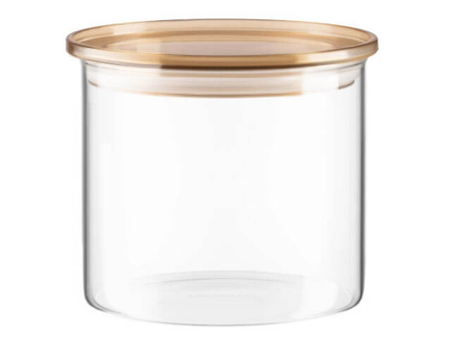 Банка Ardesto Fresh 500 мл, скло, пластик, прозорий (AR1305SFM) - Фото 1