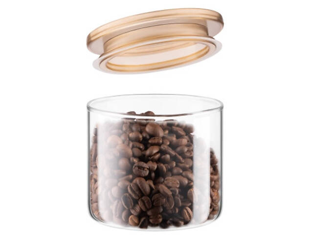 Банка Ardesto Fresh 500 мл, скло, пластик, прозорий (AR1305SFM) - Фото 6