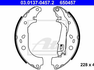 Барабанные тормозные колодки ATE 3013704572 Комплект