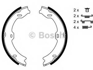 БАРАБАННI КОЛОДКИ СТОЯНК.ГАЛЬМА BOSCH 0986487725 на MERCEDES-BENZ S-CLASS купе (C216)