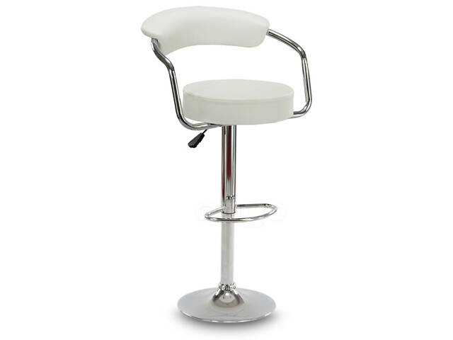 Барний стілець Hoker Just Sit VIGO-білий - Фото 1