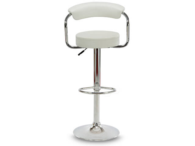Барний стілець Hoker Just Sit VIGO-білий - Фото 3
