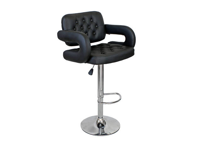 Барний стілець Hoker Just Sit VINCI-чорний - Фото 3
