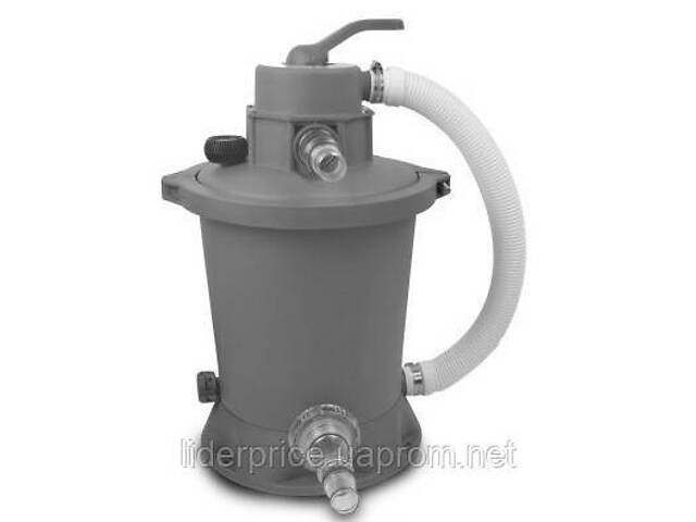 Басейн великий каркасний EXIT з накриттям 427х122 см (пісочний фільтр), чорна шкіра, оригінал! - Фото 7