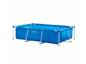 Бассейн каркасный Intex Rectangular Frame 220-150-60 см 1662 л Синий