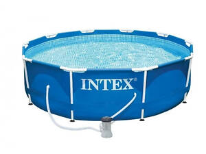 Бассейн каркасный 'Metal Frame Pool' Intex 28202, 305Х76 см, с фильтр-насосом, 4485 л.