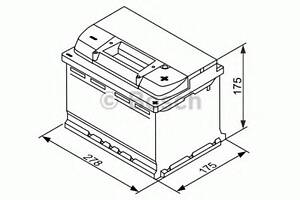 Батарея акумуляторна Bosch EFB 12В 65Аг 650А(EN) R+