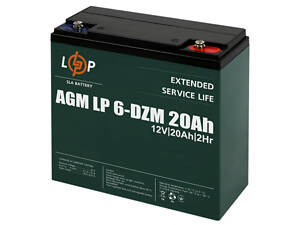 Батарея до ДБЖ LogicPower 12V 20Ah LP-6-DZM-20 (5438)
