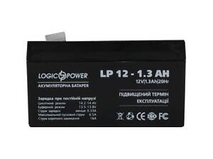 Батарея до ДБЖ LogicPower LPM 12В 1.3 Ач (4131)