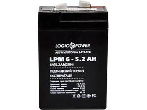 Батарея до ДБЖ LogicPower LPM 6В 5.2 Ач (4158)