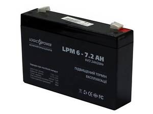 Батарея до ДБЖ LogicPower LPM 6В 7.2 Ач (3859)