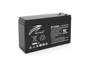 Батарея до ДБЖ Ritar AGM RT1250, 12V-5Ah (RT1250BL)
