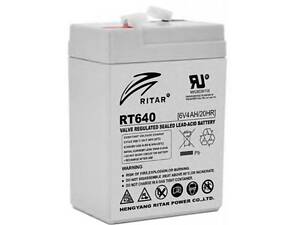Батарея до ДБЖ Ritar AGM RT645, 6V-4Ah (RT640)